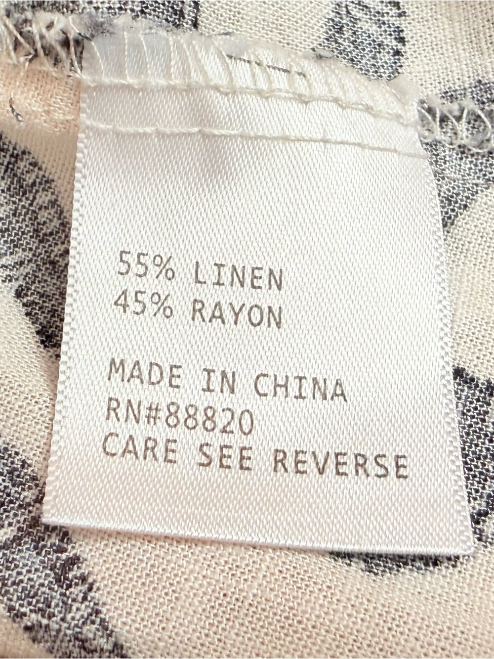 Christian Siriano Boho Linen Blend Embroidered Square Neck Puff Sleeve Blouse L - Picture 7 of 9